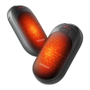 OCOOPA Magnetic Hand Warmers Rechargeable 2 Pack, Electric Handwarmers, Smart Heating UL Certified, 3-Settings,Portable Heater, Ultra Slim Pocket, Hunting Essentials, Gifts for...