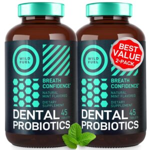 Oral Probiotics for Mouth Bad Breath - Dental Probiotics for Teeth and Gums - 3 Billion CFU Advanced Bad Breath Treatment for Mouth Health - 90 Prebiotic and Probiotic...