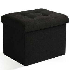 Ottoman Storage Ottoman Foot Rest Stool Foldable Bench with Storage Student Dormitory Bedroom and Entryway 17 X 13 X 13