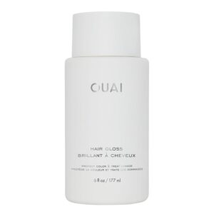 OUAI Hair Gloss - In-Shower Shiny Hair Treatment & Glaze with Frizz Control - Heat Protectant Infused with Hyaluronic Acid, Rice Water & Panthenol - Paraben, Phthalate & Sulfate...