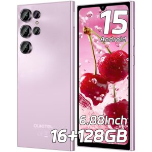 OUKITEL C61 Unlocked Cell Phone 2025- Android 15, 6.88" Display Smartphone, 16GB+128GB/1TB, 5150mAh Battery Phone, 13MP Camera, 4G Dual Sim Mobile Phones, Fingerprint/Face...