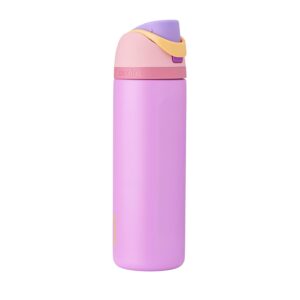 Owala Disney Princess FreeSip Insulated Stainless Steel Water Bottle with Straw for Sports and Travel, BPA-Free Sports Water Bottle, 24 oz, Rapunzel