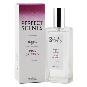 Perfect Scents Fragrances, Inspired by Juicy Couture’s Viva La Juicy, Women’s Eau de Toilette, CLEAN, Vegan, Paraben-Free, Phthalate-Free, Never Tested on Animals, 3.4 Fluid Ounces
