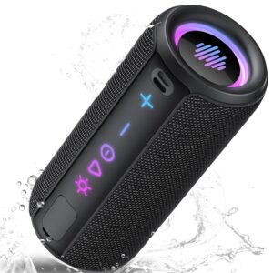 Portable Speaker Bluetooth 5.4, 30W Super Loud Bluetooth Speaker Wireless๏ผBoost Bass 3.0, 30H Playtime, 8 RGB Modes, IPX7 Waterproof Speaker, TWS Pairing, for...