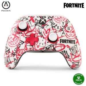 PowerA Wireless Controller for Xbox Series X|S - Fortnite SE, bonus virtual item included, hall effect thumbsticks, low latency wireless, Officially Licensed - for Xbox Series...