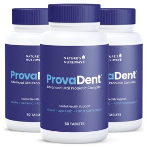 ProvaDent - Original Formulated Supplements for Teeth and Gums Health | Bad Breath Treatment for Adults | Boosts Oral Health - 100% Natural, Made in USA, 60 Tablets, 3 Month Supply