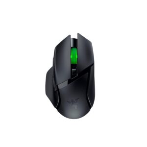 Razer Basilisk V3 X HyperSpeed Customizable Wireless Gaming Mouse: Mechanical Switches Gen-2-5G Advanced 18K Optical Sensor - Chroma RGB 9 Programmable Controls 535 Hr Battery...