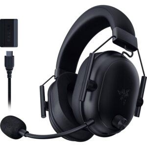Razer BlackShark V2 HyperSpeed Wireless Gaming Headset: 2.4GHz, Bluetooth or USB - THX Spatial Audio - Titanium 50mm Drivers - 70 Hr Battery - for Xbox Series X, Series S, PS5,...