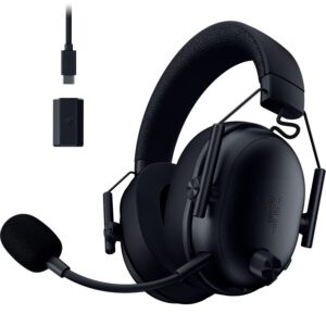 Razer BlackShark V3 Wireless Gaming Headset for PC: 50mm Drivers - Super Wideband Mic - 2.4 GHz, Bluetooth, USB - Works with Mac, PS5, Nintendo Switch, Smartphone - 70 Hr...