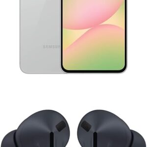 Samsung Galaxy A56 128GB, 5G Unlocked Android Smartphone, Awesome LightGray w/ Galaxy Buds 3 FE True Wireless Bluetooth Earbuds, Black