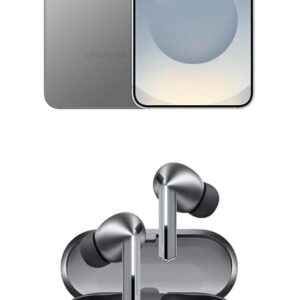 Samsung Galaxy S25 256GB Unlocked AI Smartphone, Silver Shadow w/Galaxy Buds 3 Pro AI True Wireless Bluetooth Earbuds, Silver
