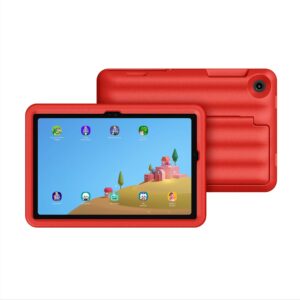 SAMSUNG Galaxy Tab A9+ Kids Edition 11โ 64GB WiFi Android Tablet, Long Battery Life, Expandable Storage, Slim & Lightweight, Kid-Friendly Durable Puffy Cover, US Version, Red