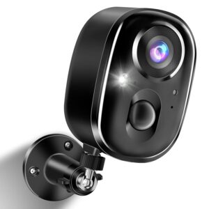 Security Camera Wireless Outdoor 2K Battery Powered Full Color Night Vision WiFi Indoor Camera 2-Way Talk Motion Detection Spotlight Alarms SD/Cloud Storage for Home Security...
