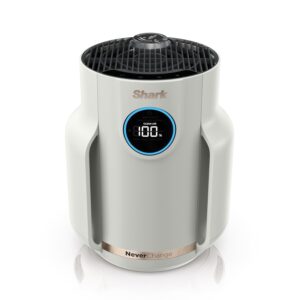 Shark Air Purifier for Home, NeverChange Compact Pro, for Bedroom, Nursery, Home Office, Dorm, HEPA-Exceeding Filter, Captures Pollutants, Pet Dander, Dust, Odor, Smoke, and...