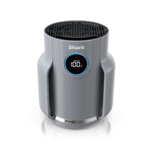Shark Air Purifier for Home, NeverChange Compact Pro, for Bedroom, Nursery, Home Office, Dorm, HEPA-Exceeding Filter, Captures Pollutants, Pet Dander, Dust, Odor, Smoke, and...