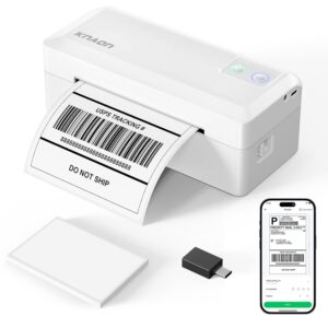 Shipping Thermal Label Printer, 4x6 Portable Label Printer, Bluetooth Label Maker for Small Business, Support iPhone,Android,Windows,Mac,Chromebook,Works with USPS,...