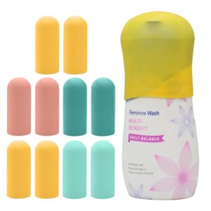 Silicone Bottle Covers Travel Essentials for Women Men, Beach Vacation Essentials, Travel Size Toiletries Accessories, Cruise Ship Essentials 2025, Must Haves, Leak Proofing