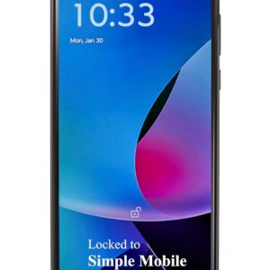 Simple Mobile, Motorola Moto g Play, 32GB, Prepaid Smartphone, Black, 16 MP Triple-Camera, Locked