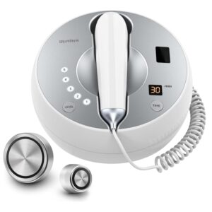 Skin Firming Facial Device, Double Effect 5-in-1Professional Home Beauty Device for Face, Neck, Arms, Abdomen, Legs, 2025 New Upgrade 5 Energy Levels - Salon Results (EP-400)
