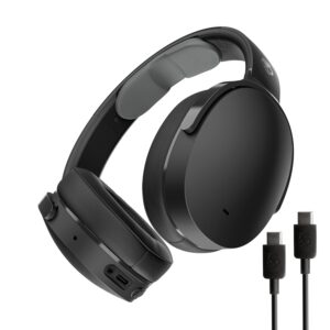 Skullcandy Hesh Evo Wireless Over-Ear Bluetooth Headphones with Extra USB-C Charging Cable, Noise Isolating, 36 Hours Battery, Foldable Lightweight Design, Microphone for iPhone...