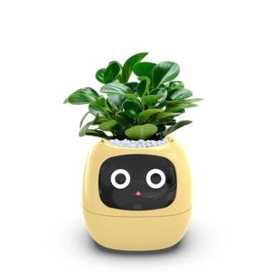 Smart Flowerpots,Smart Pet Planter,Ai Planter,Intelligent Flowerpots,Multiple Expressions,7 Smart Sensors, and Ai Chips Make Raising Plants Easy and Fun for Living...