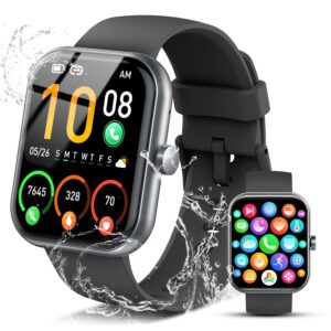 Smart Watch for Men Women (Answer/Make Call), 1.96" HD Fitness Tracker Running Watch, IP68 Waterproof,Pedometer, Sleep/Step/Activity/Heart Rate Monitor,110+ Sport Mode...