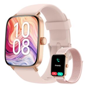 Smart Watch for Women, 2025 New Smartwatch (Answer/Make Call) for iPhone/Android, 1.85" HD Dynamic Dial Fitness Tracker with 110+ Sport Modes, Sleep/Health Monitor, IP68...