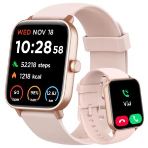 Smart Watch for Women Android & iPhone, Alexa Built-in, IP68 Waterproof Activity Fitness Tracker with Bluetooth Call (Answer/Make), 1.8" Smartwatch with Heart Rate/SpO2/Sleep...
