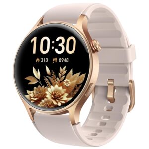 Smart Watch for Women, Answer/Make Call, 1.32'' AMOLED Ultra-Clear Screen Fitness Trackers with Heart Rate/Sleep/SpO2 Monitor, Smartwatch for iPhone/Samsung/Android, 110+ Sport...