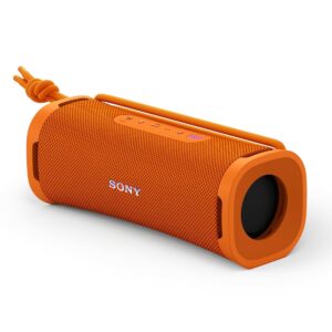 Sony ULT Field 1 Waterproof Portable Bluetooth Speaker, Enhanced Bass, 12h Battery, IP67 Rated Dustproof Shockproof Rustproof, Detachable Strap, SRSULT10D, Orange