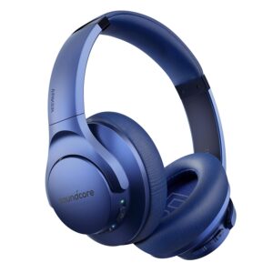 Soundcore Anker Life Q20 Hybrid Active Noise Cancelling Headphones, Wireless Over Ear Bluetooth Headphones, 60H Playtime, Hi-Res Audio, Deep Bass, Foam Ear Cups, Travel, Office,...