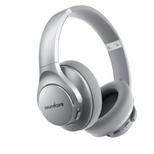 Soundcore Anker Life Q20 Hybrid Active Noise Cancelling Headphones, Wireless Over Ear Bluetooth Headphones, 60H Playtime, Hi-Res Audio, Deep Bass, Foam Ear Cups, Travel, Office,...