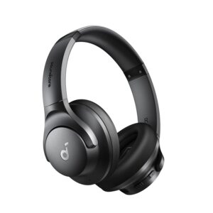 Soundcore by Anker Q20i Hybrid Active Noise Cancelling Headphones, Wireless Over-Ear Bluetooth, 40H Long ANC Playtime, Hi-Res Audio, Big Bass, Customize via an App, Transparency...