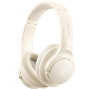 Soundcore by Anker Q20i Hybrid Active Noise Cancelling Headphones, Wireless Over-Ear Bluetooth, 40H Long ANC Playtime, Hi-Res Audio, Big Bass, Customize via an App, Transparency...
