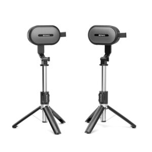 SOWO Wireless Dual Bluetooth Speakers Set, Adjustable Stands 2Pcs, High-Fidelity Stereo Sound, Smart Pairing Sync, Surround Sound with Portable Lightweight Case for Home,...