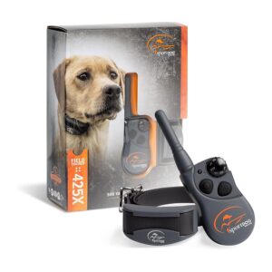 SportDOG FieldTrainer 425X - Remote Trainer Designed for Off-Leash Control & Training - 500-Yard Range - Waterproof - Quick Charge-Collar with 21 Levels of Static, Tone, &...