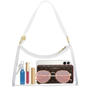 Stadium Approved Bags for Women -Shoulder Bags PVC Purse, Concert Bag