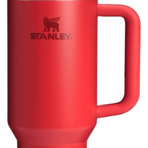STANLEY Quencher H2.0 Tumbler with Handle and Straw 40 oz | Flowstate 3-Position Lid | Cup Holder Compatible for Travel | Insulated Stainless Steel Cup | BPA-Free | Chili Red