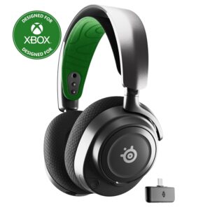 SteelSeries Arctis Nova 7X Wireless Multi-Platform Gaming Headset โ Neodymium Magnetic Drivers โ 2.4GHz+Bluetooth โ 38Hr USB-C Battery โ AI Mic โ Xbox Series X|S, PC, PS5,...