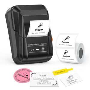 SUPVAN T50M Pro Bluetooth Label Maker Machine with Tape, Wide Waterproof Label, Versatile App with 40 Fonts and 650+ Icons, Inkless Labeler for Home, Kitchen, School, Office...