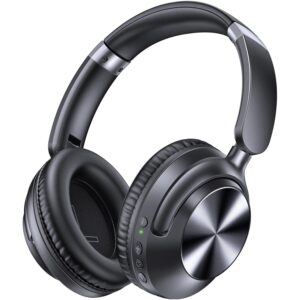 TAGRY Hybrid Active Noise Cancelling Headphones 100H Playtime Wireless Bluetooth Over Ear Headphone with Fast Charging Hi-Res Audio Comfort Earcups Headsets for Home Travel...