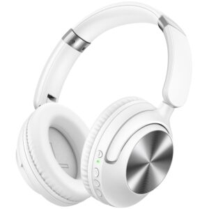 TAGRY Hybrid Active Noise Cancelling Headphones 100H Playtime Wireless Bluetooth Over Ear Headphone with Fast Charging Hi-Res Audio Comfort Earcups Headsets for Home Travel...