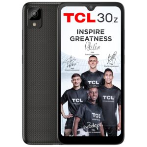 TCL 30 Z |2022| 6.1 Inch Unlocked Cell Phone with HD+ Display, US Version Android 12 Smartphone 32GB+3GB RAM, 3000mAh Android Phone, Prime Black (Renewed)