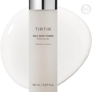 TIRTIR Milk Skin Rice Toner - Deep Moisturizing, Hydrating and Refreshing for face, Niacinamide, Ceramide, Rice Bran Extract, Nature-Oriented Ingredients, Korean Skin Care,...