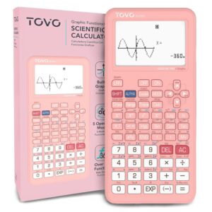 TOVO Scientific Calculator with Graphing Functions, Multiple Modes, 360 Functions, Large Screen, Intuitive Interface for Beginners, High School & Advanced Courses, TS-259...
