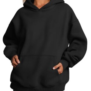 Trendy Queen Womens Oversized Hoodies Fleece Sweatshirts Fall Fashion 2025 Pullover Sweaters Winter Clothes