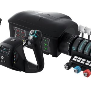 Turtle Beach VelocityOne Flight Universal Control System - Xbox Series X & Xbox Series S, Xbox One & Windows 10 & 11 PCs with Yoke Handle, Throttle Quadrant, Trim Wheel & Rudder...