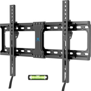 UL Listed Fixed TV Wall Mount for 37-86 Inch Screens, Low Profile TV Mount Fits 16", 18", 24" Studs, Wall Mount Bracket with Quick Release Lock, Max VESA 600x400mm, Holds up to...