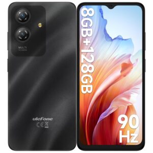 Ulefone Note 21 Cell Phone 2025 Android 14 8GB + 128GB/1TB SD, Octa Core 6.56" HD+ 2.5D 90Hz, 13P + 8MP Camera 5000mAh Smartphone, 4G Dual SIM Fingerprint + Face ID GPS OTG...