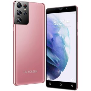 Unlocked Cell Phone Android, 6.0 inch Unlocked Smartphones Android 10.0 1+8G Cellphones, 3800mAh Mini Phone Mobile Smartphones (Pink)